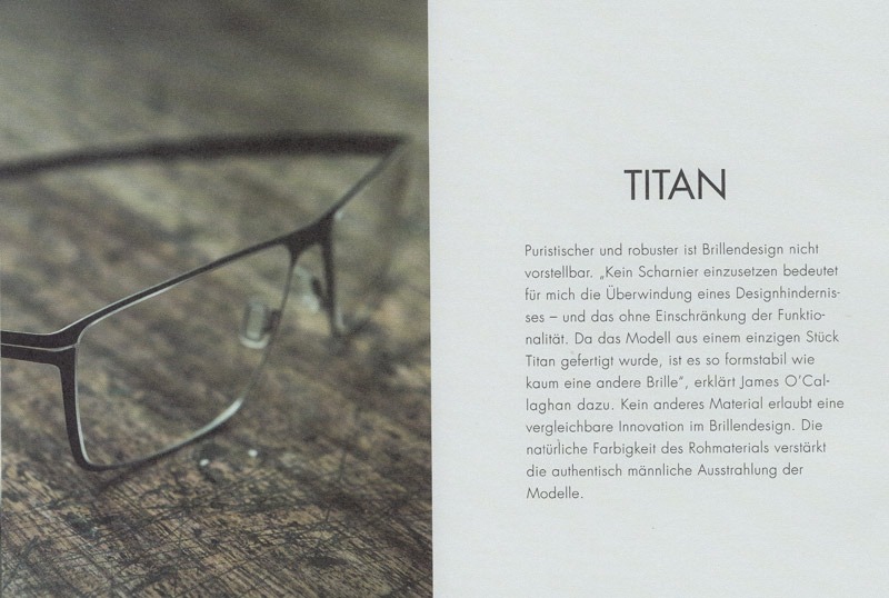Titan an einer Freigeist Brille